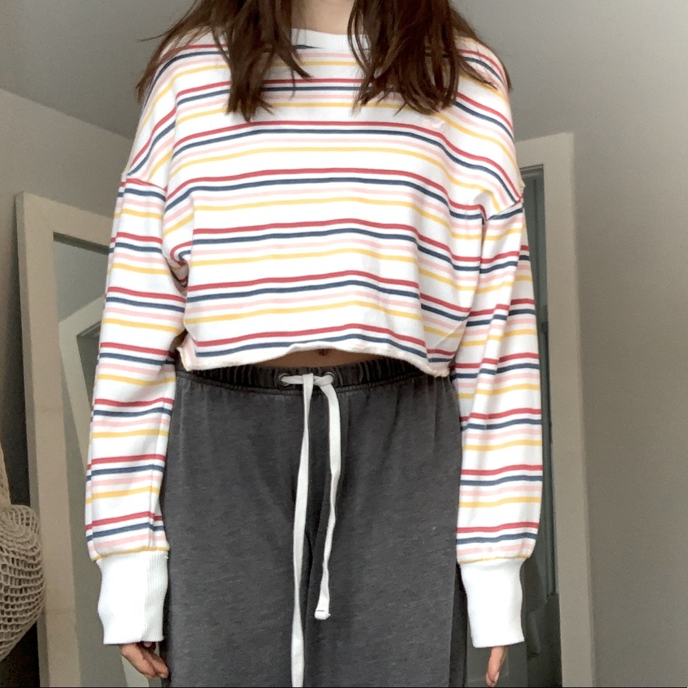 multi color long sleeve tee shirt